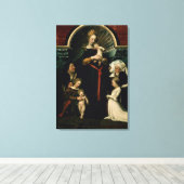 Madonna van de Burgermeister Meyer Canvas Afdruk (Insitu (Houten vloer))