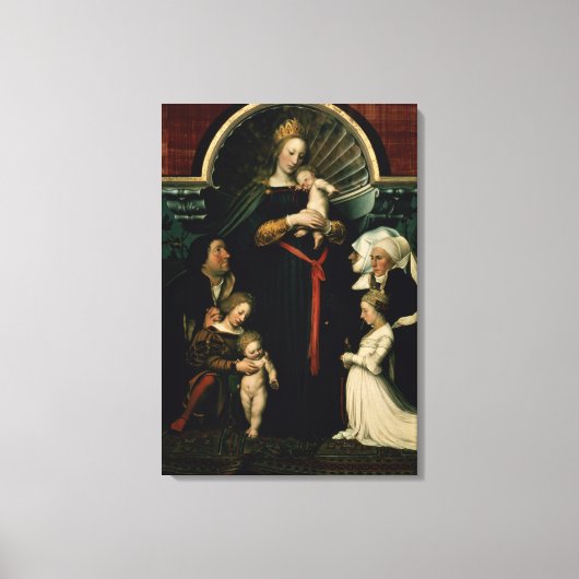 Madonna van de Burgermeister Meyer Canvas Afdruk (Voorkant)