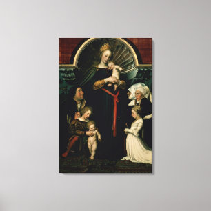 Madonna van de Burgermeister Meyer Canvas Afdruk
