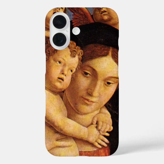 Madonna van de Cherubijnen van Andrea Mantegna Case-Mate iPhone Case (Achterkant)