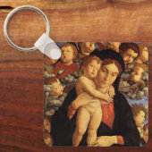 Madonna van de Cherubijnen van Andrea Mantegna Sleutelhanger (Voorkant)