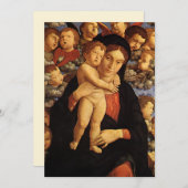 Madonna van de Cherubim door Andrea Mantegna (Voorkant / Achterkant)