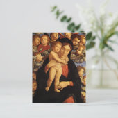 Madonna van de Cherubim door Andrea Mantegna Briefkaart (Staand voorkant)