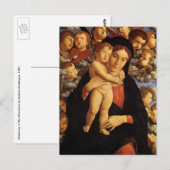 Madonna van de Cherubim door Andrea Mantegna Briefkaart (Voorkant / Achterkant)
