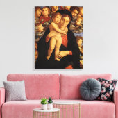 Madonna van de Cherubim door Andrea Mantegna Canvas Afdruk (Insitu (Woonkamer))