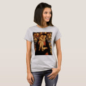 Madonna van de Cherubim door Andrea Mantegna T-shirt (Voorkant volledig)