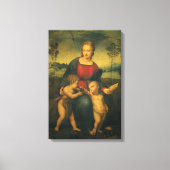 Madonna van de distelvink van Rafaël Santi Canvas Afdruk (Voorkant)