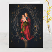 Madonna van de droog (Petrus Christus, 1462-5) Kaart (Gele Bloem)