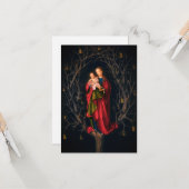 Madonna van de droog (Petrus Christus, 1462-5) Kaart (Voorkant / Achterkant in situ)