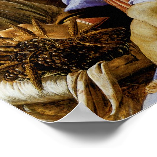 Madonna van de Eucharist Poster (Hoek)