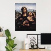 madonna van de garen, Leonardo Da Vinci Poster (Thuiskantoor)