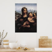 madonna van de garen, Leonardo Da Vinci Poster (Keuken)