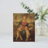 Madonna van de Goldfinch, c.1506 Briefkaart (Staand voorkant)