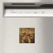 Madonna van de Goldfinch, c.1506 Magneet (Insitu (Vaatwasser))