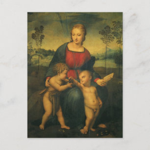 Madonna van de Goldfinch door Raphael Sanzio Briefkaart