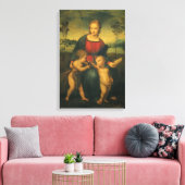 Madonna van de Goldfinch door Raphael Sanzio Canvas Afdruk (Insitu (Woonkamer))