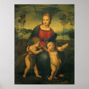 Madonna van de Goldfinch door Raphael Sanzio Poster