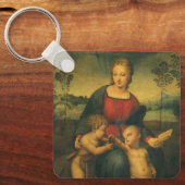 Madonna van de Goldfinch door Raphael Sanzio Sleutelhanger (Voorkant)