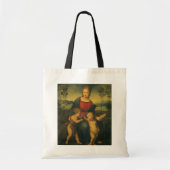 Madonna van de Goldfinch door Raphael Sanzio Tote Bag (Voorkant)