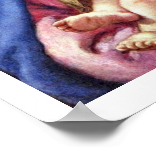 Madonna van de Goldfinch Poster (Hoek)