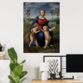 Madonna van de Goldfinch Raphael Sanzio Poster (Thuiskantoor)