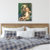 Madonna van de Goldfinch van Tiepolo,  kunst Canvas Afdruk (Insitu (Slaapkamer))