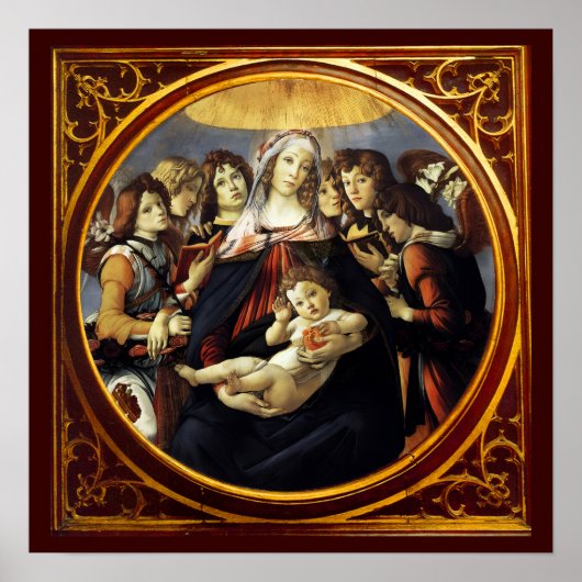 Madonna van de Granaatappel Poster (Voorkant)