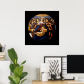 Madonna van de Granaatappel Poster (Thuiskantoor)