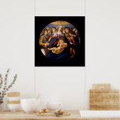 Madonna van de Granaatappel Poster (Keuken)