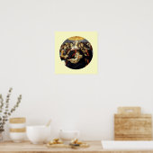 Madonna van de Granaatappel Poster (Keuken)