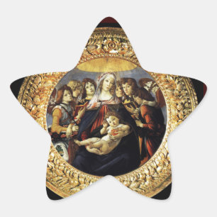 Madonna van de Granaatappel Ster Sticker