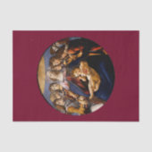 Madonna van de granaatappel weefsel papier (Voorkant)