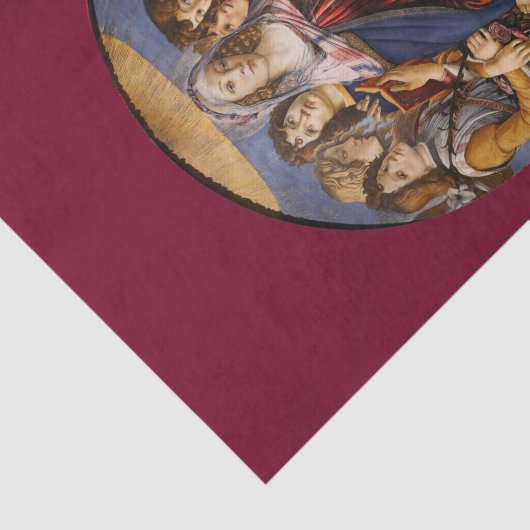 Madonna van de granaatappel weefsel papier (Detail)