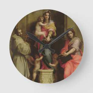 Madonna van de Harpies, 1517 (olie op het paneel) Ronde Klok