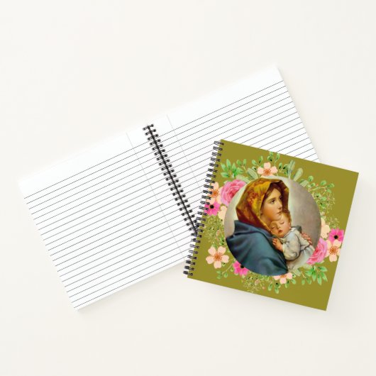 Madonna van de Heilige Maria Madonnina van de Stre Notitieboek (Binnen)