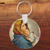 Madonna van de Heilige Maria Madonnina van de Stre Sleutelhanger (Voorkant)