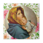 Madonna van de Heilige Maria Madonnina van de Stre Tegeltje (Voorkant)