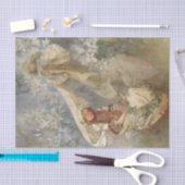 Madonna van de Lelies door Alphonse Mucha Tissuepapier (Craft)