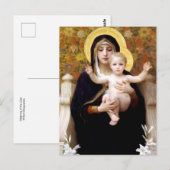 Madonna van de lelies, William Bouguereau ansichtk Briefkaart (Voorkant / Achterkant)