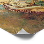 Madonna van de Lilies, Alphonse Mucha Art Poster (Hoek)