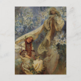Madonna van de Lillies Briefkaart
