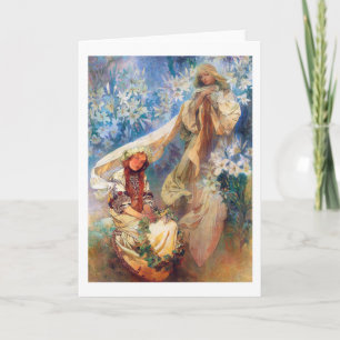 Madonna van de Lily, Mucha Kaart