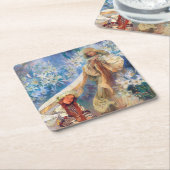 Madonna van de Lily, Mucha Kartonnen Onderzetters (Schuin)