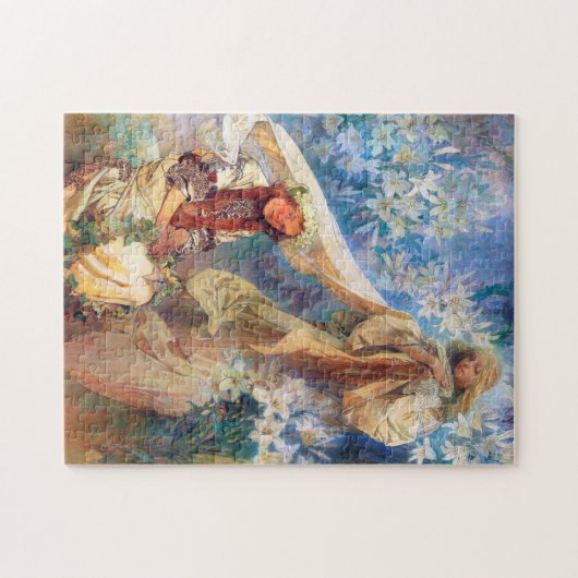 Madonna van de Lily, Mucha Legpuzzel (Horizontaal)