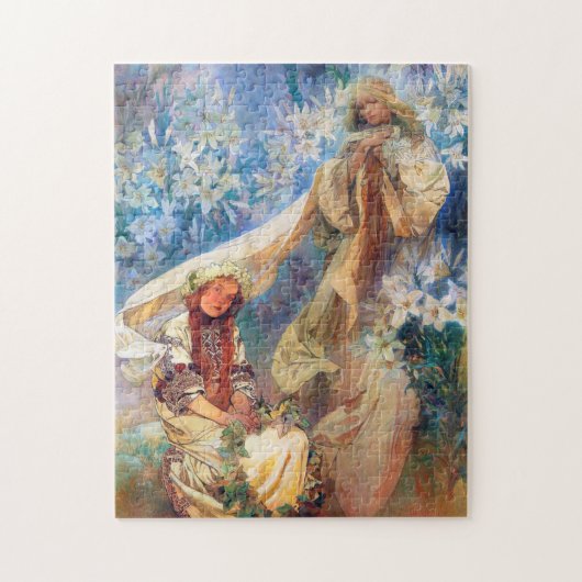 Madonna van de Lily, Mucha Legpuzzel (Verticaal)