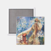 Madonna van de Lily, Mucha Magneet (Voorkant / Achterkant)