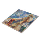 Madonna van de Lily, Mucha Tegeltje (Zijkant)