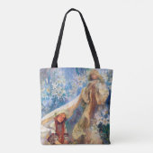 Madonna van de Lily, Mucha Tote Bag (Achterkant)