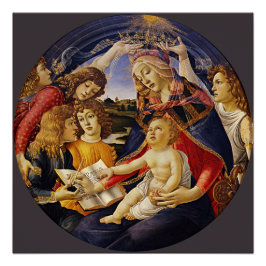 Madonna van de Magnificat Botticelli Glossy Perfect Poster