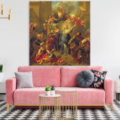 Madonna van de Magnificat Canvas Afdruk (Insitu (Woonkamer))